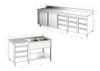 Meubles en inox sur mesure