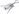Hebelkorkenzieher, aus verchromtem Messing, Länge 17,5 cm