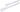 Rührspatel aus weißem Exoglas, Länge 25 cm, Breite 4 cm
