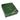 50 serviettes de table Papstar « Collection ROYAL » 1/4 de pli 40 cm x 40 cm vert foncé