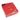50 serviettes de table Papstar « Collection ROYAL » 1/4 de pli 40 cm x 40 cm rouge