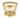 APS Buffetständer -BASKET-SMALL Ø 10,5 / 8,5 cm, H: 8 cm, Gold-Look
