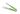 Servierstange aus Edelstahl mit Griff aus PVC, grün 300 mm