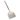 Pizzaschaufel 40x42cm, (L)1525 mm