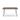 Feros Shine Gartentisch Stahl Rechteck – Cappuccino