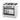 Cuisinière à gaz - 5 feux avec four électrique, HENDI, Kitchen Line, Argent, 230V/2900W, 14,3kW, 900x653x(H)900mm