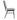 Bolero Bankettstühle mit rechteckiger Lehne grau - 4 Stück