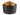 Sac à pain APS -PAPERBAG- rond, Ø 30 cm x hauteur : 22 cm, noir