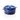 LAVA Casseroles round , blau emaillierter Bräter, Gusseisen 29 x 12,5 cm