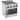 Fourneau électrique Dexion série 98 - 80/90, plaques de cuisson carrées abaissées