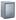 Alpeninox Umluft-Gewerbekühlschrank UKU 162 GRAU mit Glastür