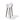 Keeve tabouret de bar avec accoudoirs, Blanc, structure foncée en bois de bouleau et assise en plastique, 59x61x119cm (BxTxH), 506FD02SW