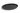 Plateau de service "Rubberform" ovale, noir