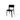 Wing Chair noir, chaise empilable plastique