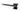 Fleischklopfer XL, HENDI, Schwarz, 300x80x(H)80mm