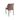 Chaise de restaurant Louis, Cognac, rembourrée en cuir synthétique