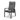 barths Palazzo - Chaise de salle à manger multipositions pliable avec tressage en corde - anthracite