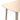 barths Belfort Bartisch 160 x 80 cm - Sand