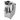 Cutter mélangeur K70 - 7 litres - 2 vitesses, 440 V (triphasé), rotor à lames micro-dentées
