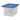 Emga CaterChef Lebensmittelbehälter GN1/2, (H)200 mm, blau