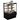 Mastro Kühltheke mit 3 Regalböden und gerader Frontverglasung, Umluft, +2°/+8°C, B=900 mm - RAL9005