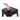 Tabourets hauts en acier galvanisé Bolero Bistro noirs (lot de 4)