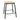 Tabourets bas avec assise en bois Bolero Cantina gris métal (lot de 4)