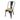 Bolero Bistro Beistellstuhl Schwarz mit Holzsitzauflage, 4 Stück