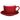 Tasse à cappuccino Olympia 34 cl - rouge - 12 pièces