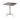 Feros X Cross Terrassentisch Sand gestell + Tropical Wood HPL 70x70 cm