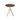 Feros Infinity Tripod Terrassentisch Sand frame + Tropical Wood HPL Ø70 cm