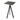 Feros Infinity Tripod Stehtisch Schwarz frame + Midnight Marble HPL 70x70 cm