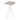Feros Infinity Tripod Stehtisch Weiß frame + Moonstone HPL 70x70 cm