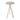 Feros Infinity Tripod Stehtisch Sand frame + Moonstone HPL Ø70 cm