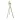 Feros Infinity Tripod Stehtisch Sand frame + Riverwashed Wood HPL 70x70 cm
