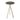 Feros Infinity Tripod Stehtisch Sand frame + Midnight Marble HPL Ø70 cm
