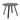 BEST Halo Gartentisch Rund – Schwarz
