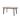 BEST Polly Dining-Gartentisch – Schwarz-Wood