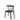 Windson chaise empilable noir, polypropylène, 540 x 530 x 750 mm