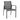 Chaise à empiler Paros anthracite/anthracite 4 pièces