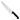 Couteau de cuisine Hygiplas 25cm; noir
