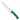 Couteau de cuisine Hygiplas 21 cm vert