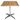 Table de café Bolero 700 mm carrée avec plateau en bois de frêne
