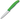 Couteau à éplucher Victorinox à lame dentelée vert 80 mm