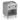 Elektrogrillplatte Serie 77 - 70/70  ½ glatt, ½ gerillt