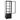 Kühlvitrine Polar 235 schwarz - mit gebogener Glastür