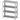 Edelstahl Regal Basic 1400x500x1800mm