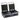 Waffeleisen Eco 2 x 2 belgische Waffeln