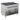 Cuisinière à gaz ECO avec soubassement ouvert – 43,2 kW – 6 brûleurs