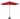Parasol Boléro carré - largeur 2,5m - rouge